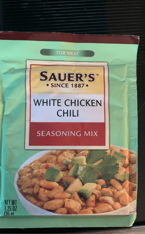 Sauer'S White Chicken Chili Seasoning Mix