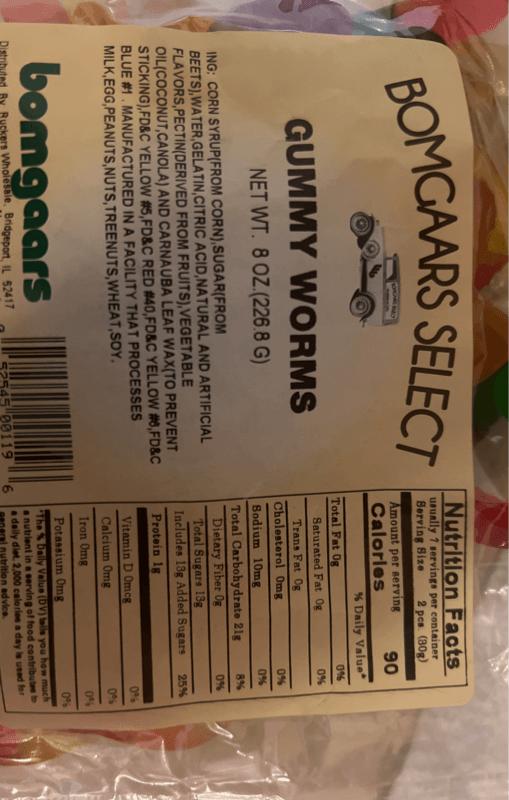 Bomgaars Select Gummy Worms