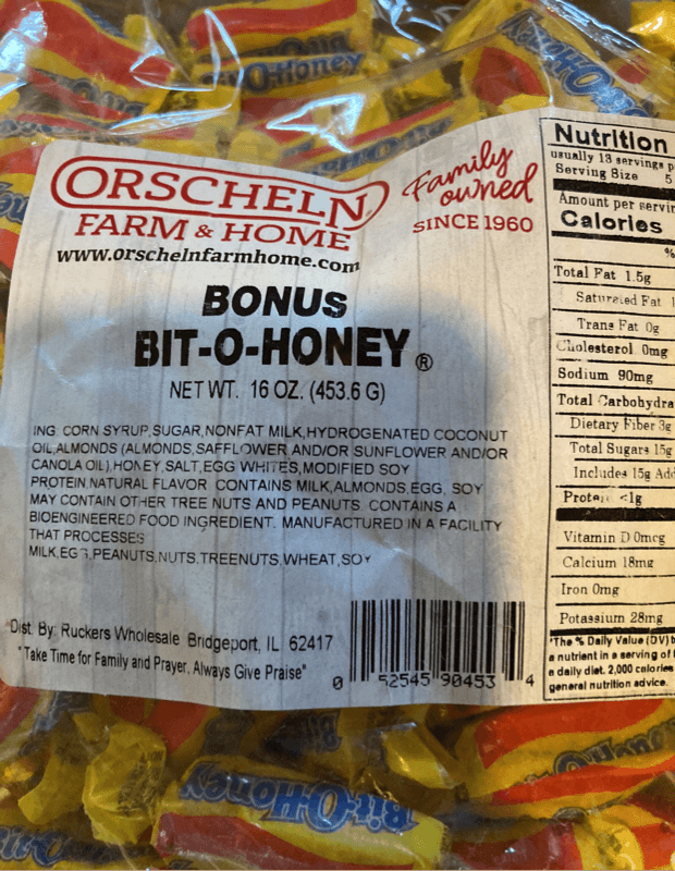 Orscheln Farm & Home Bonus Bit-O-Honey