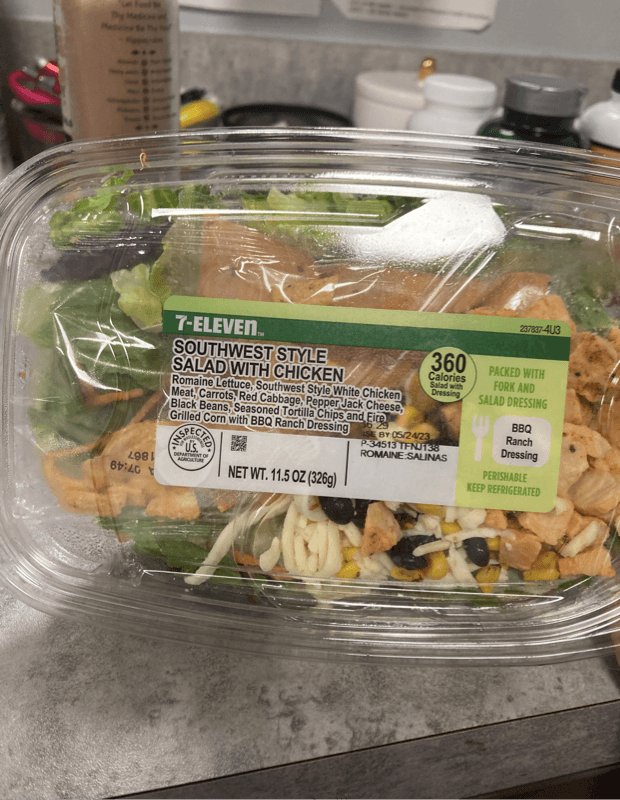 7-Eleven Southwest Style Salad With Chicken