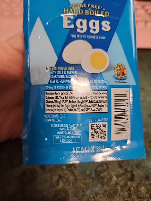 Seven Select Cage Free Hard Boiled Eggs