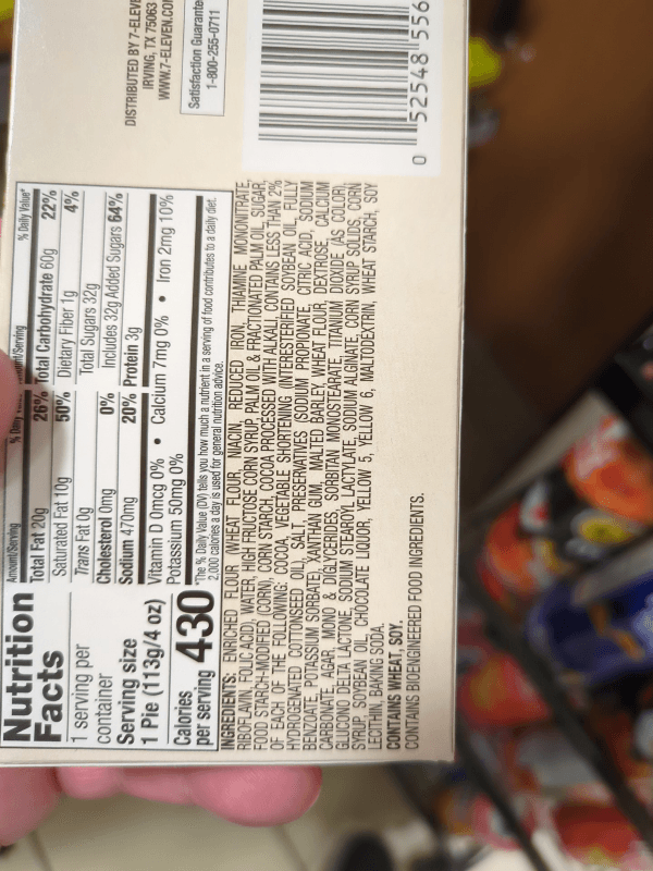 7-Select Chocolate Flavored Snack Pie