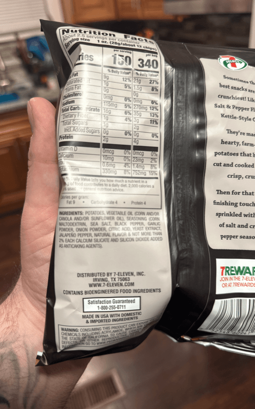 7-Select Salt & Pepper Kettle Potato Chips
