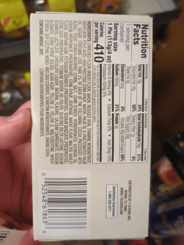 7-Select Boston Cream Snack Pie