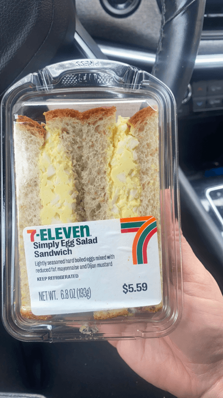 7-Eleven Simply Egg Salad Sandwich