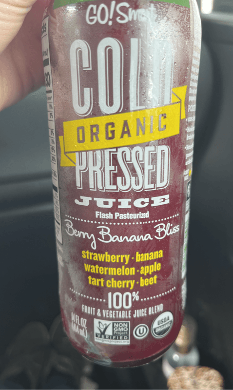 7-Select Go! Smart Organic Cold Pressed Juice Berry Banana Bliss