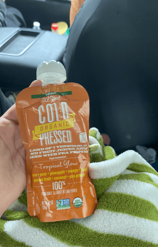 7-Select Go! Smart Organic Cold Pressed Tropical Glow Vegetable & Fruit Blend Puree