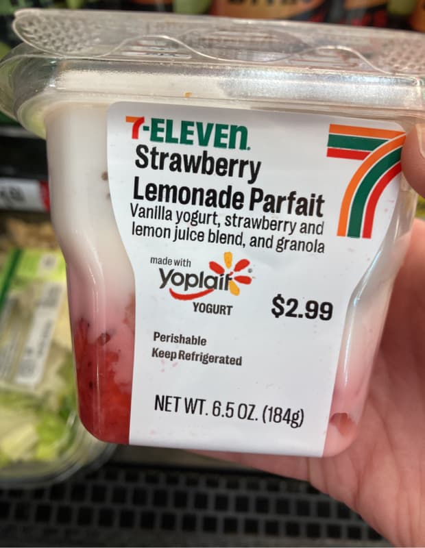 7-Eleven Strawberry Lemonade Parfait