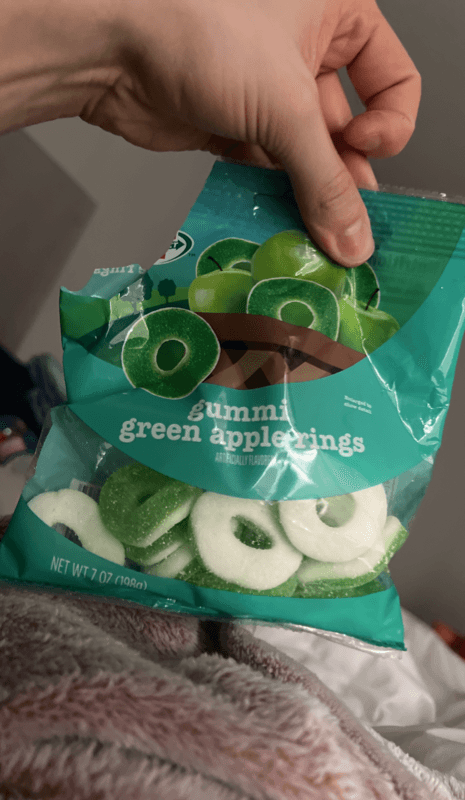 7 Select Gummi Green Apple Rings