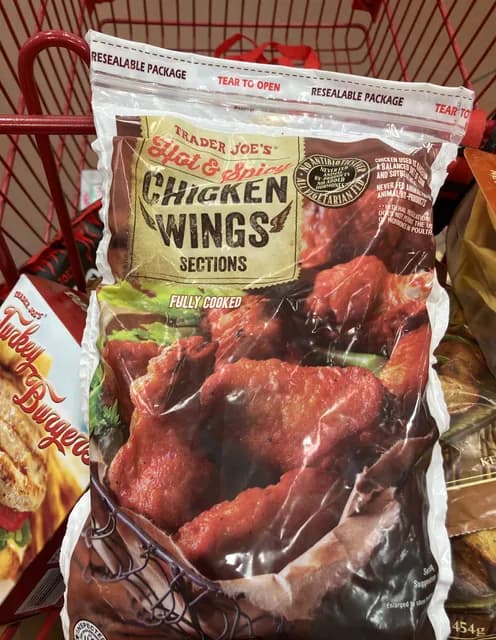 Trader Joe'S Hot & Spicy Chicken Wings Sections