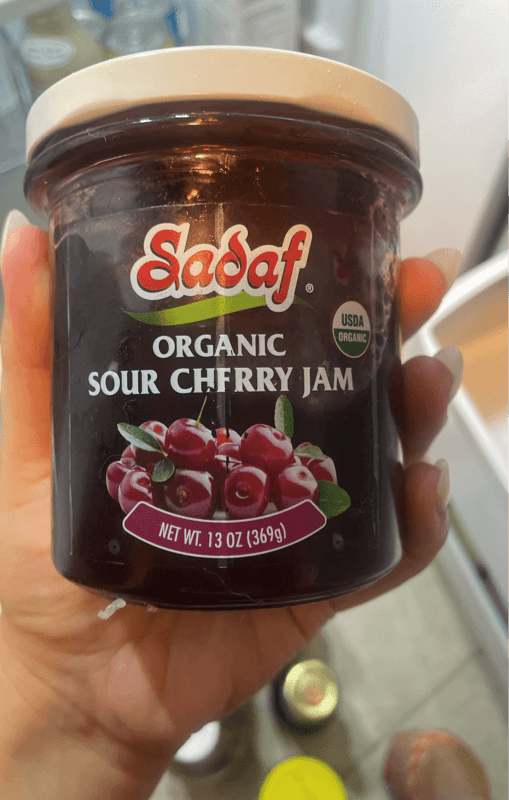 Sadaf Organic Sour Cherry Jam