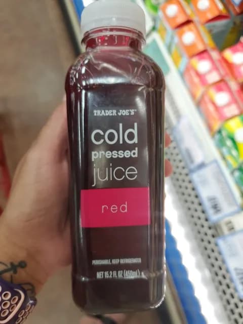 Trader Joe'S Cold Pressed Red Juice