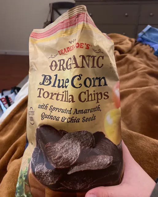 Is it Tree Nut Free? Trader Joe's Organic Blue Corn Tortilla Chips With Sprouted Amaranth, Quinoa & Chia Seeds