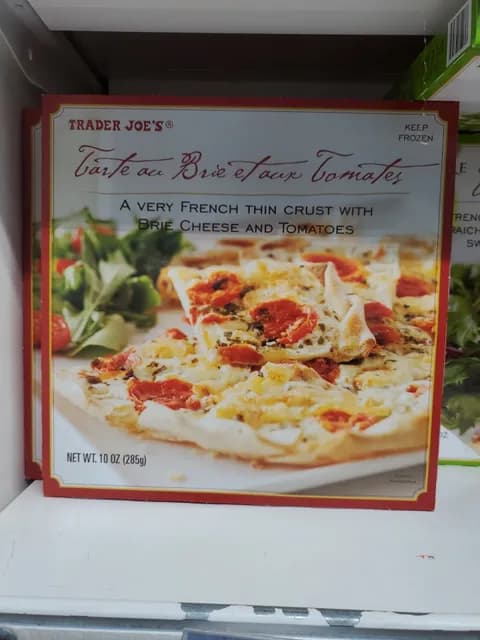 Trader Joe'S Tarte Au Brie Et Aux Tomates