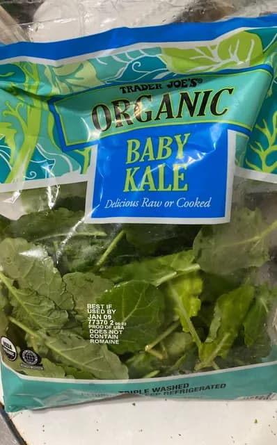 Trader Joe'S Organic Baby Kale