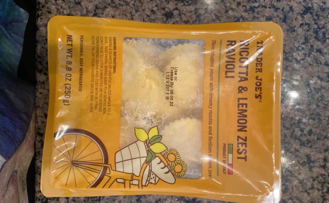 Is it Xanthan Gum Free? Trader Joe's Ricotta & Lemon Zest Ravioli