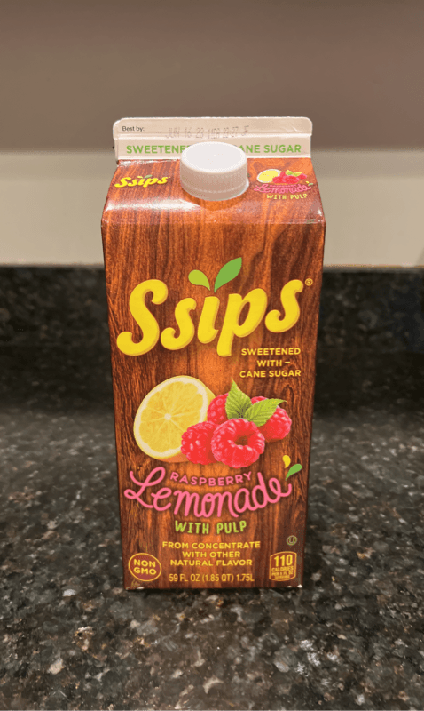 Ssips Raspberry Lemonade With Pulp