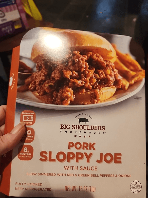 Big Shoulders Smokehouse Pork Sloppy Joe With Sauce