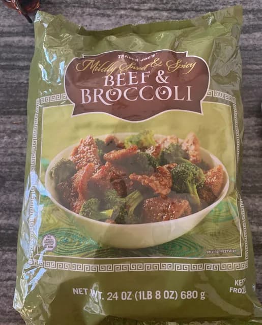 Trader Joe's Mildly Sweet & Spicy Beef & Broccoli