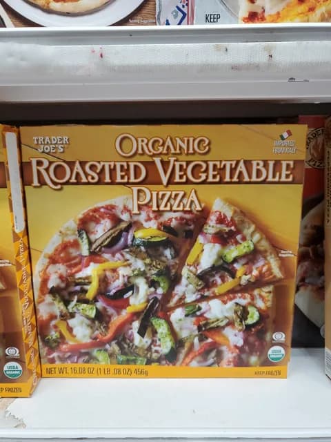 Trader Joe'S Roasted Vegetable Organic Pizza