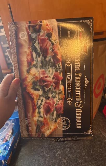 Trader Joe'S Burrata, Prosciutto & Arugula Flatbread