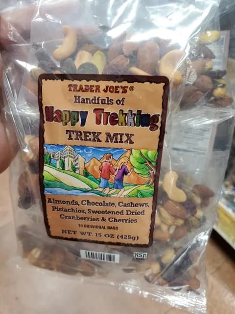 Trader Joe’S Handfuls Of Happy Trekking Trek Mix