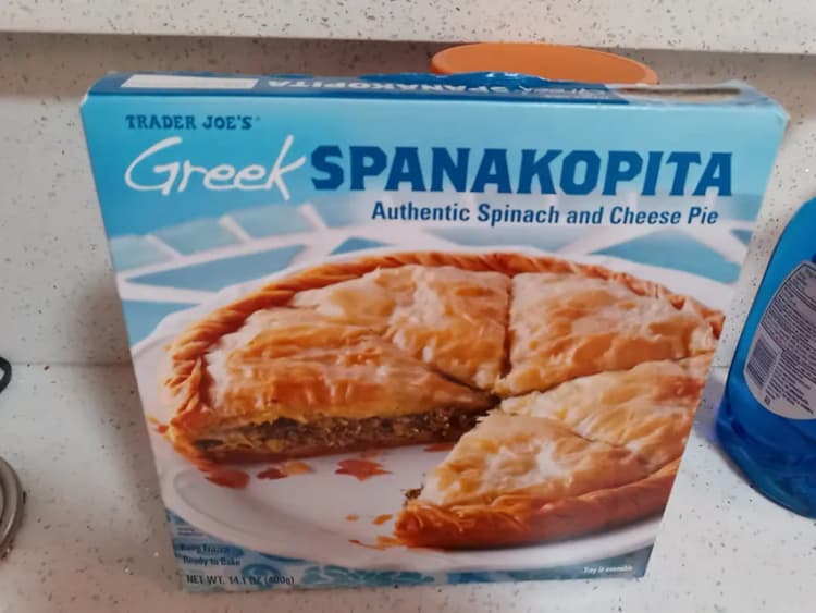Trader Joe'S Greek Spanakopita Authentic Spinach And Cheese Pie