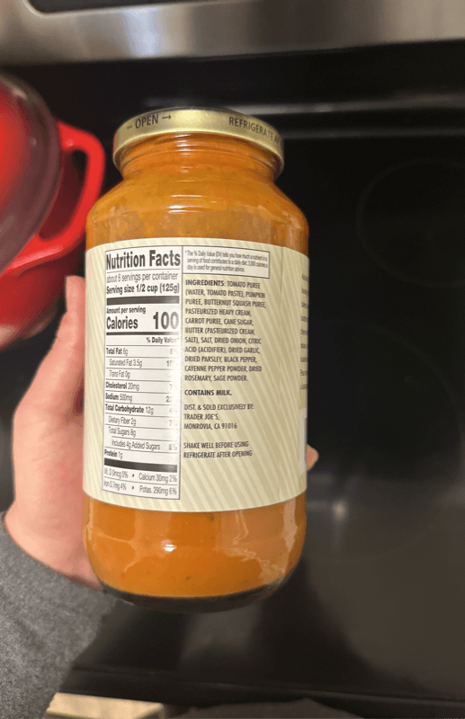 Trader Joe'S Autumnal Harvest Creamy Pasta Sauce