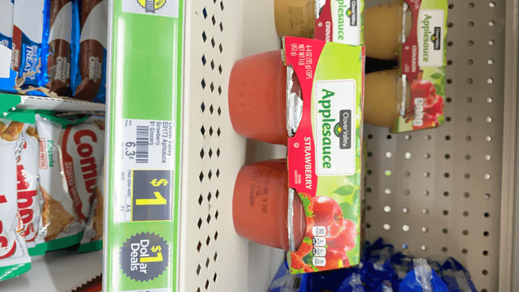 Clover Valley Applesauce Strawberry