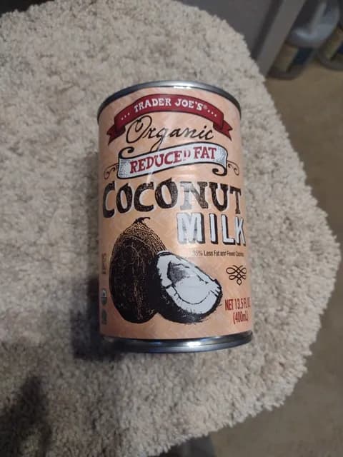 Trader Joe'S Organic Reduced Fat Coconut Milk