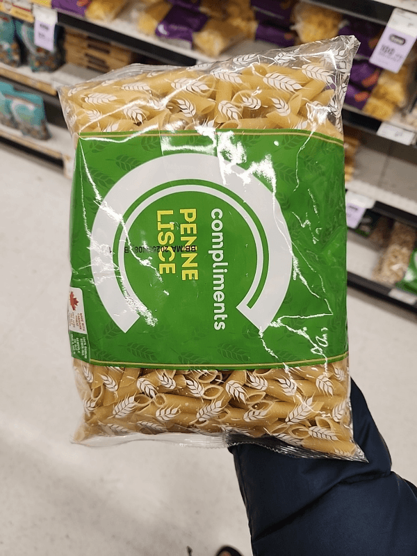 Compliments Penne Lisce Pasta