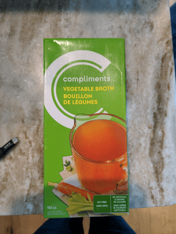 Compliments Vegetable Broth Bouillon De Legumes