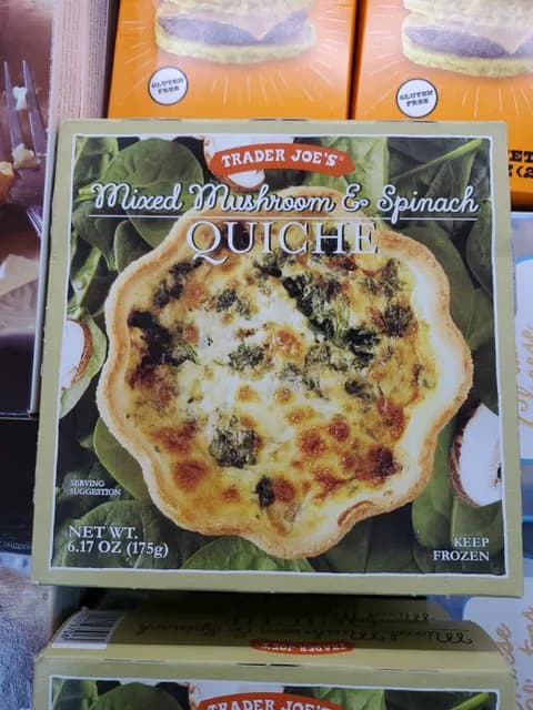 Trader Joe'S Mixed Mushroom & Spinach Quiche