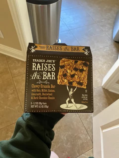 Is it Vegan? Trader Joe's Raises The Bar Chewy Granola Bar