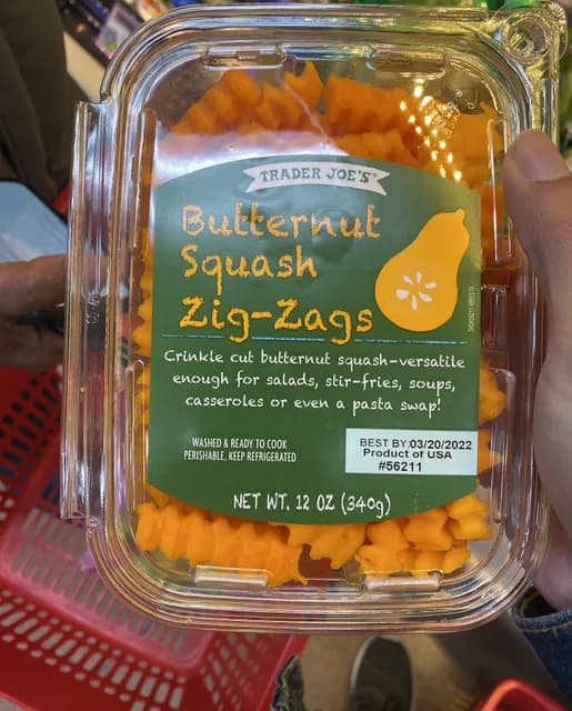 Trader Joe'S Butternut Squash Zig-Zags