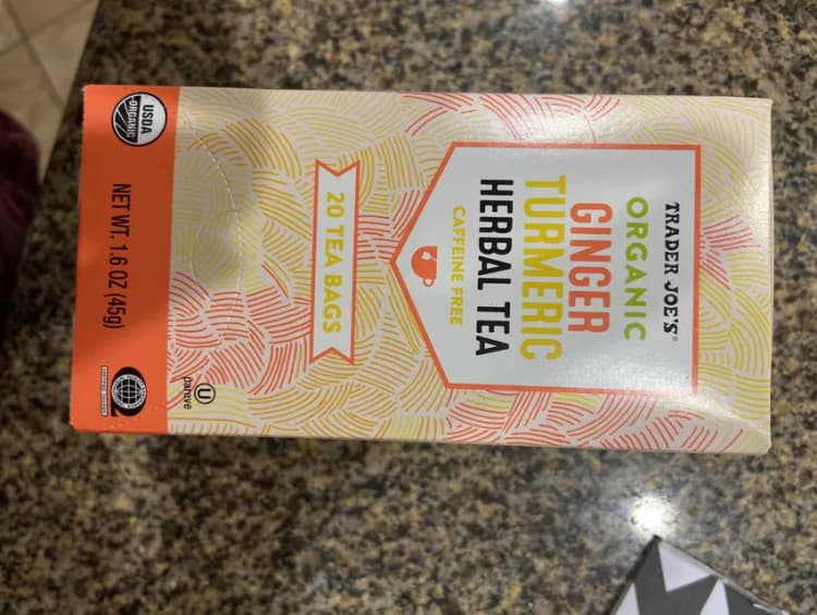 Trader Joe's Organic Ginger Turmeric Herbal Tea