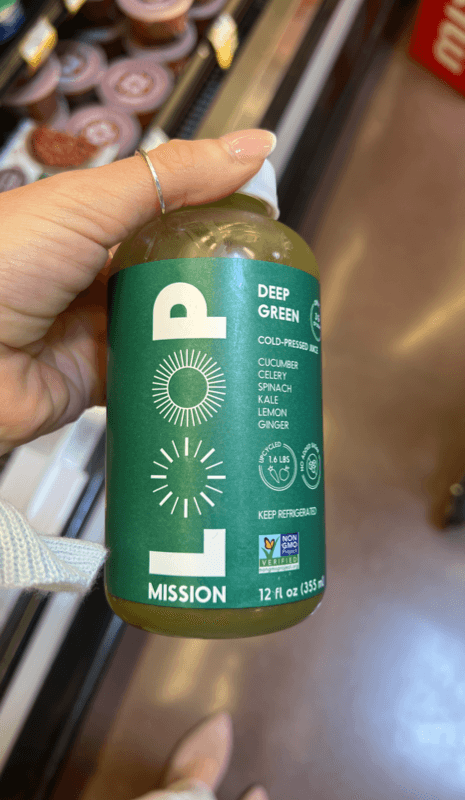 Loop Mission Deep Green Cold-Pressed Juice
