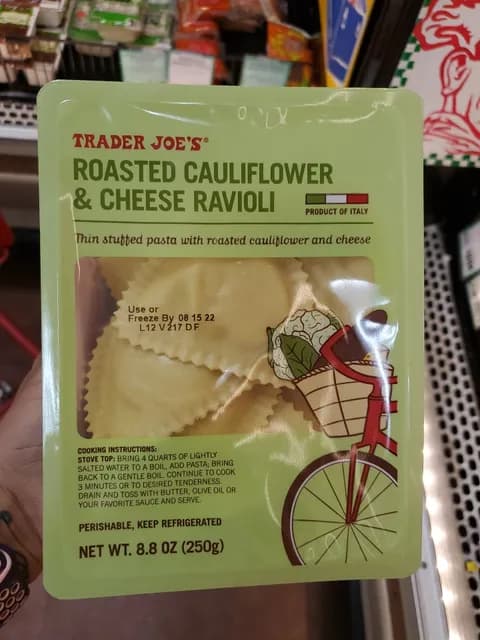 Is it Oral Allergy Syndrome Friendly? Trader Joe's Roasted Cauliflower & Cheese Ravioli