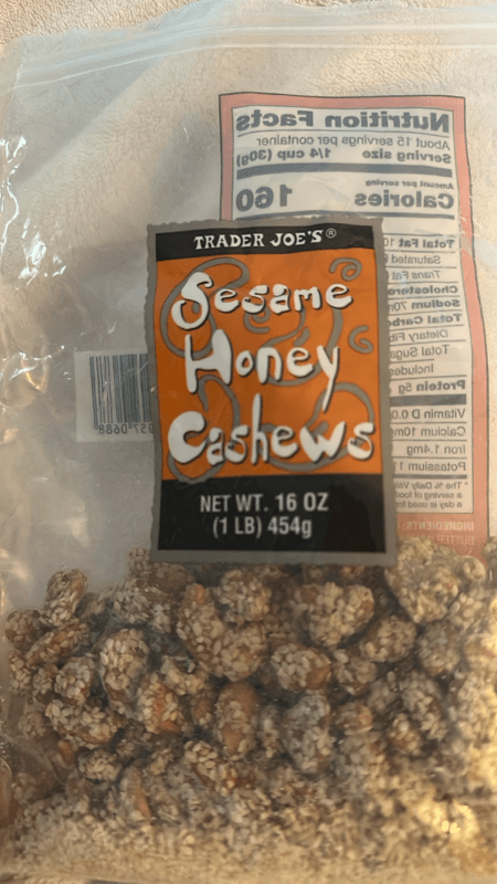 Trader Joe’S Sesame Honey Cashews