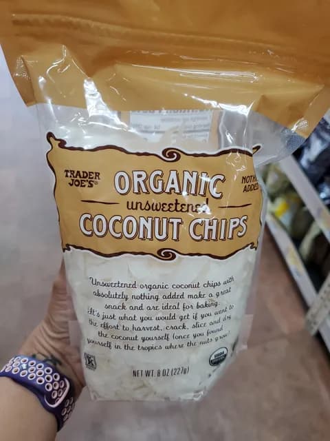 Trader Joe'S Organic Unsweetened Coconut Chips