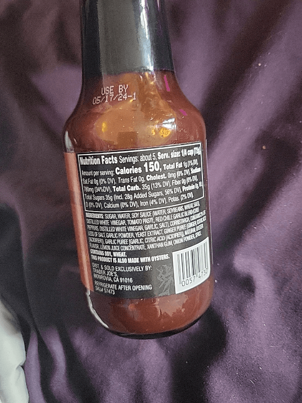 Trader Joe'S General Tsao Stir Fry Sauce