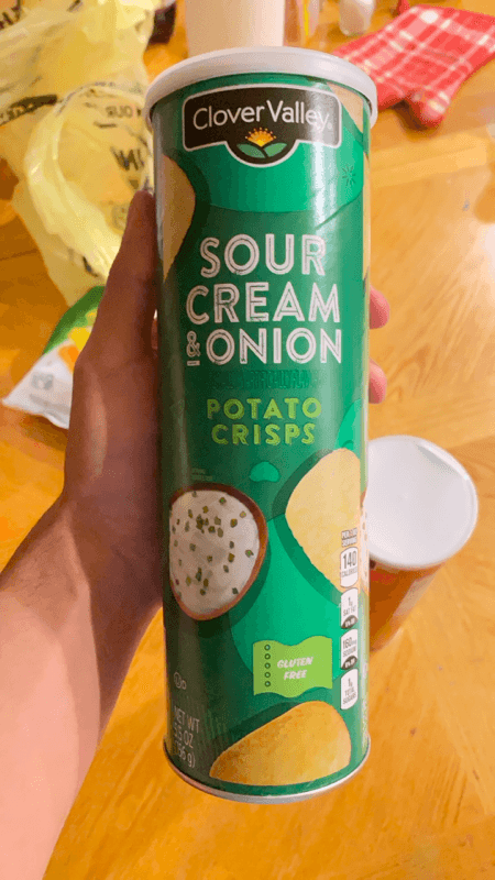 Clover Valley Sour Cream & Onion Potato Crisps