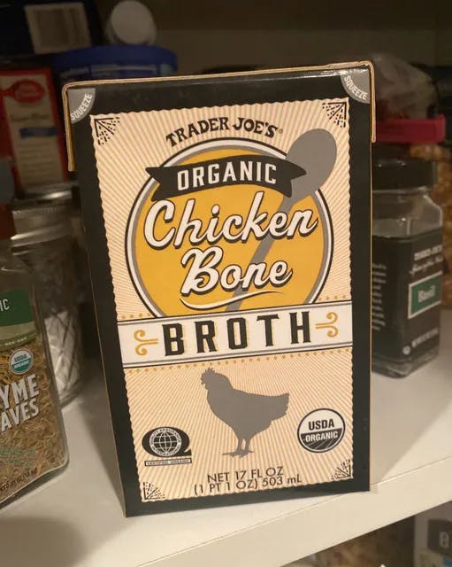 Is it Low FODMAP? Trader Joe's Organic Chicken Bone Broth
