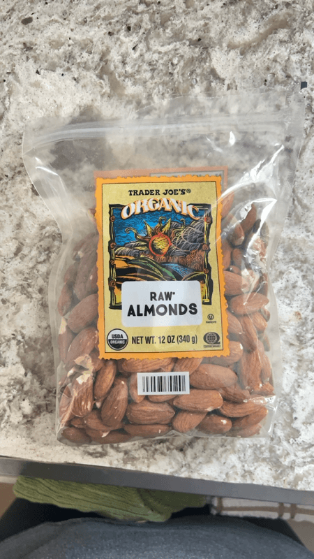 Trader Joe'S Organic Raw Almonds
