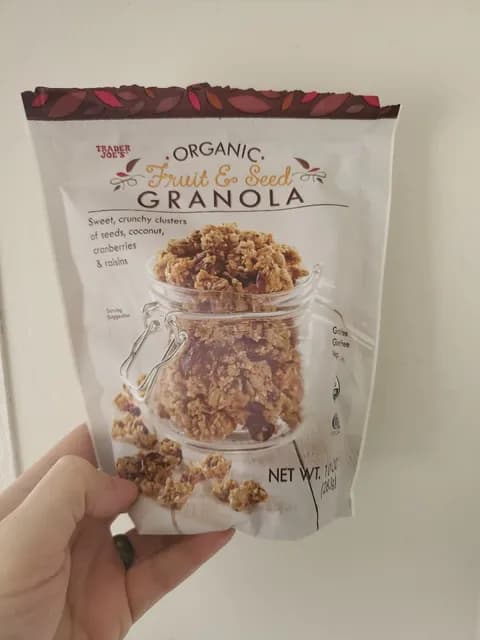 Is it Breastfeeding Friendly? Trader Joe's Organic Fruit & Seed Granola