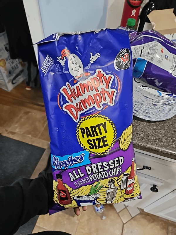 Humpty Dumpty All Dressed Ripples Flavored Potato Chips
