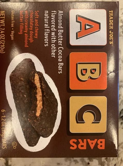 Is it Low FODMAP? Trader Joe's Abc Almond Butter Cocoa Bars