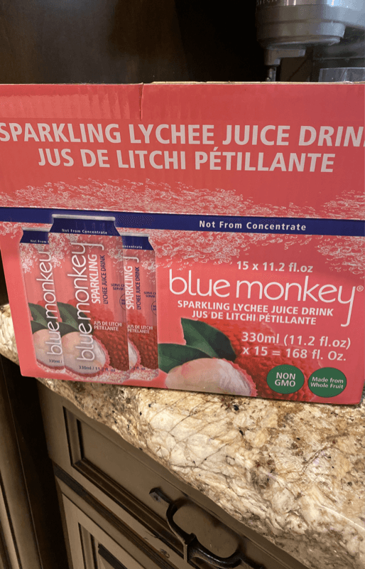 Blue Monkey Sparkling Lychee Juice Drink X