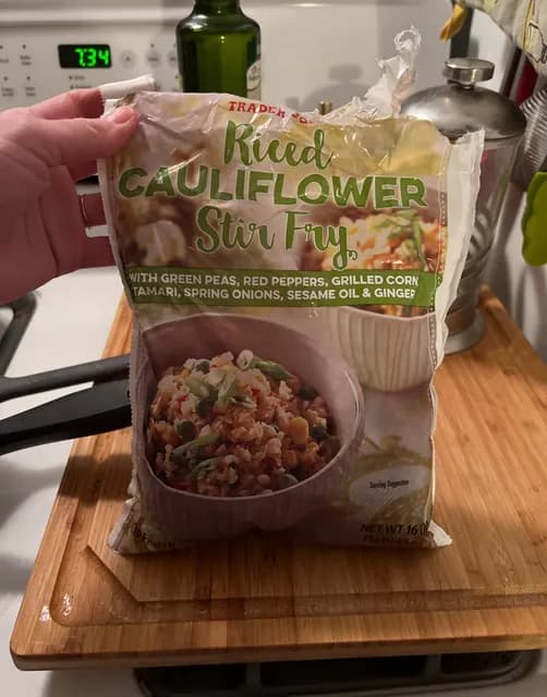 Trader Joe's Riced Cauliflower Stir Fry
