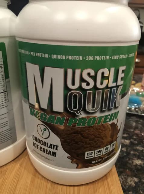Muscle Quik Chocolate Ice Cream Vegan Protein